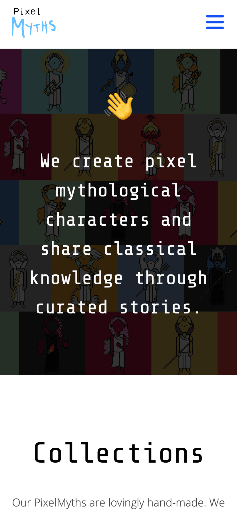 pixel myths homepage