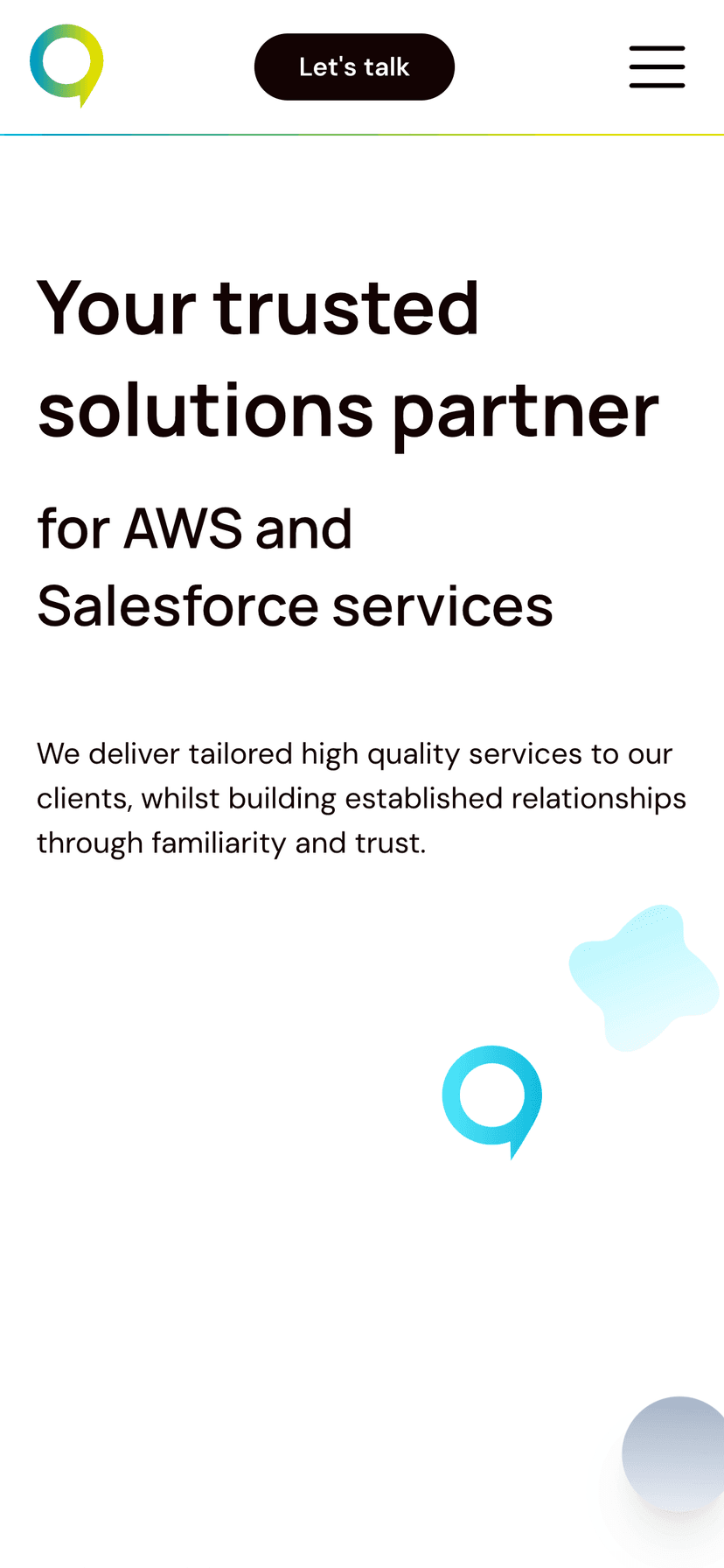cloudsands hero homepage page
